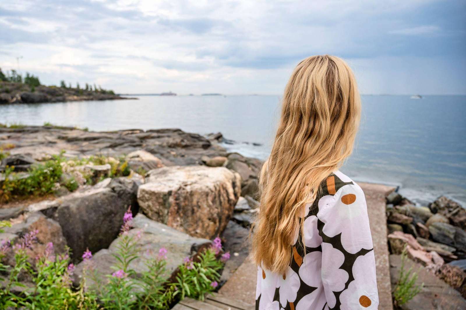 Open water and low rocky islands off the southwest coast of Finland