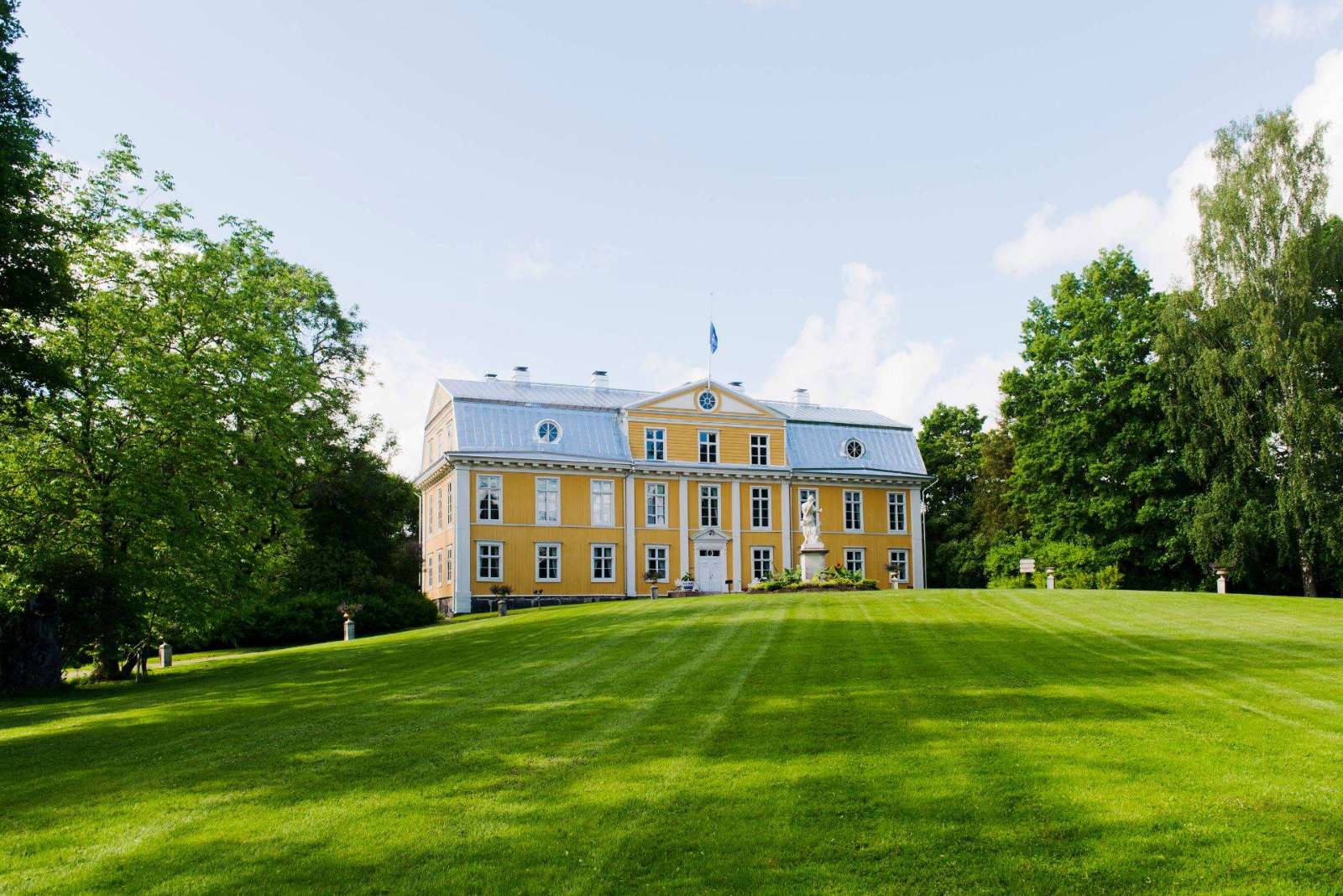 A historic manor house in southern Finland