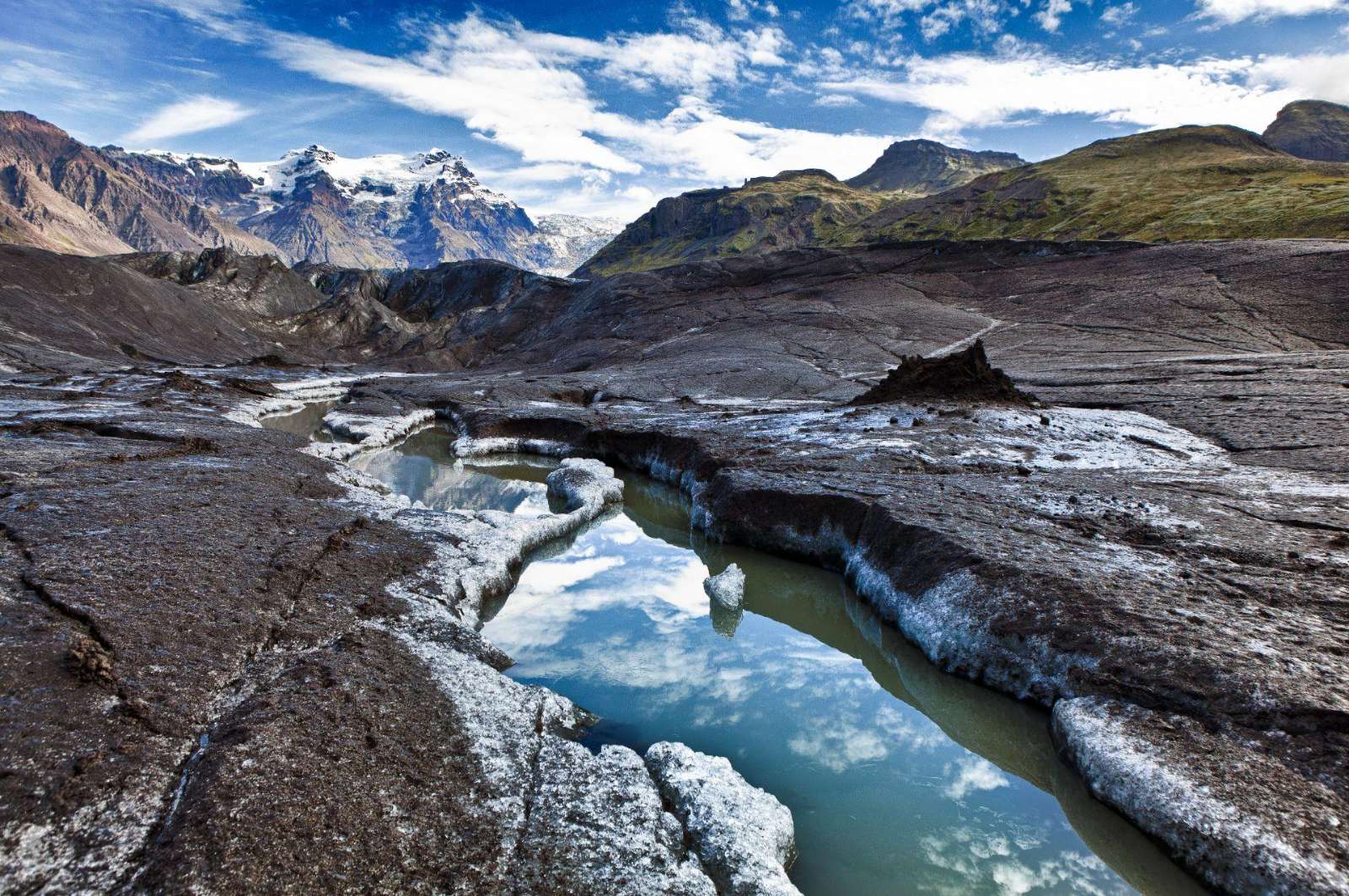 Guided glacier walk on Svínafellsjökull, Iceland