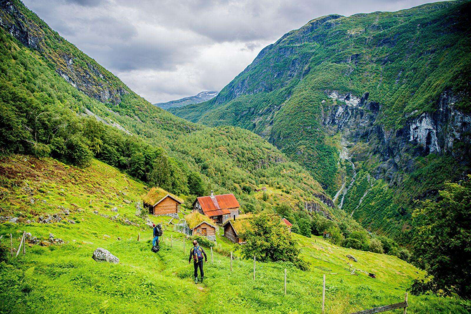 The Avdalen valley and Sunnmøre Alps, western Norway