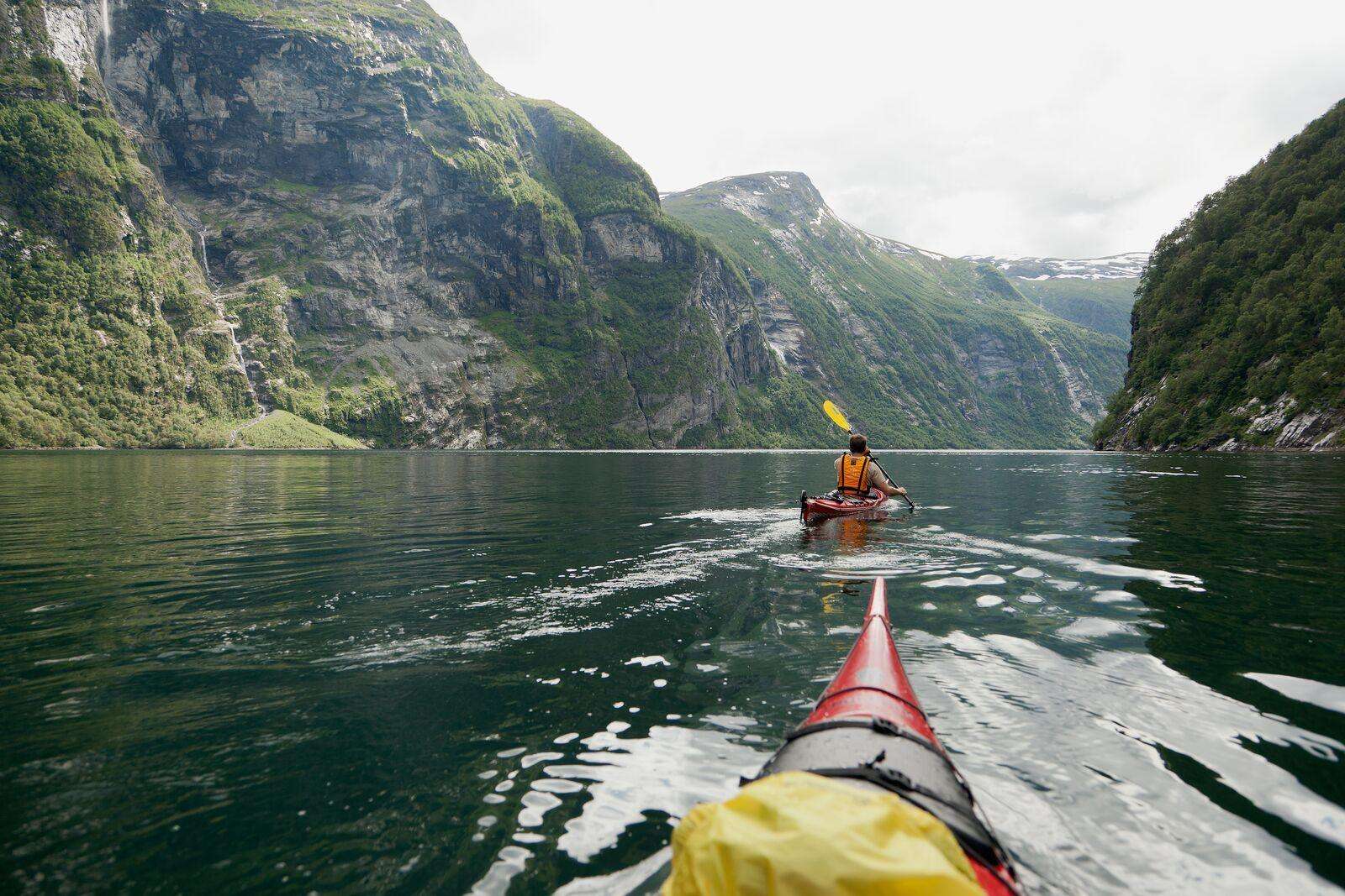 On the water