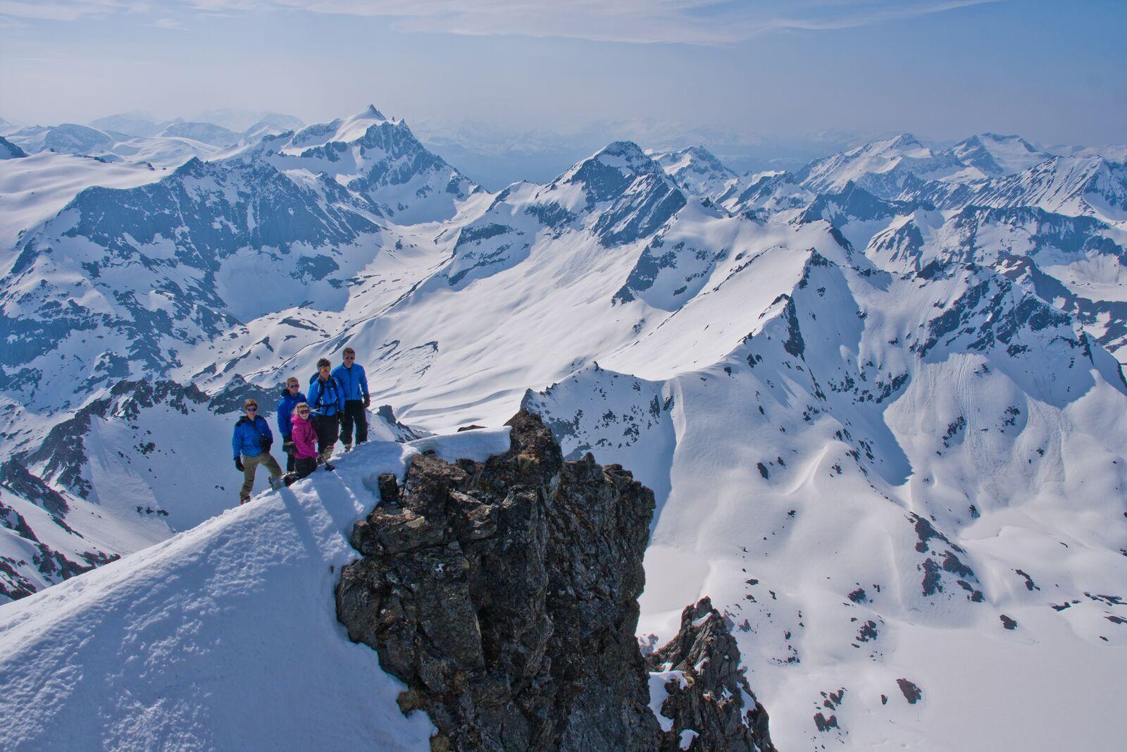 Summit ridge in western Norway