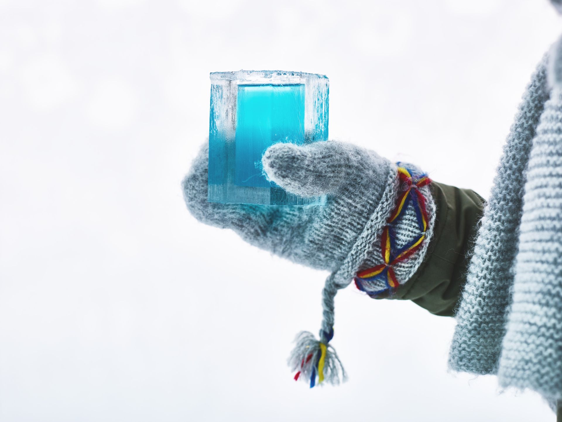 The ice bar at the ICEHOTEL in Sweden